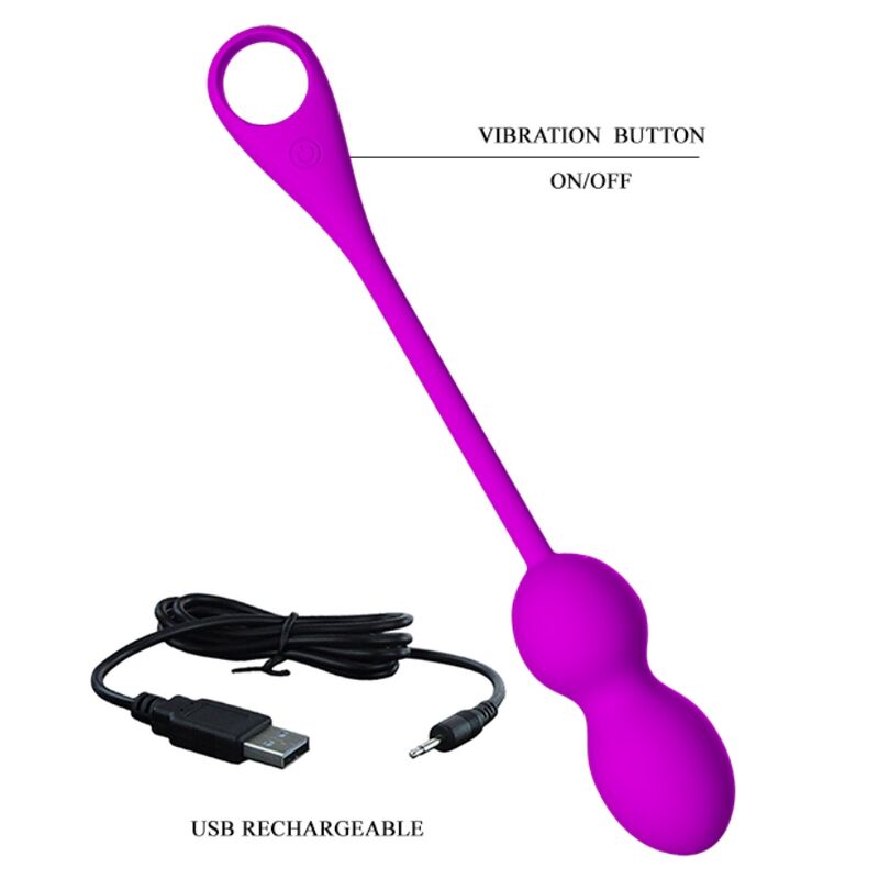 PRETTY LOVE - VIBRATEUR RECHARGEABLE ELVIRA VIOLET