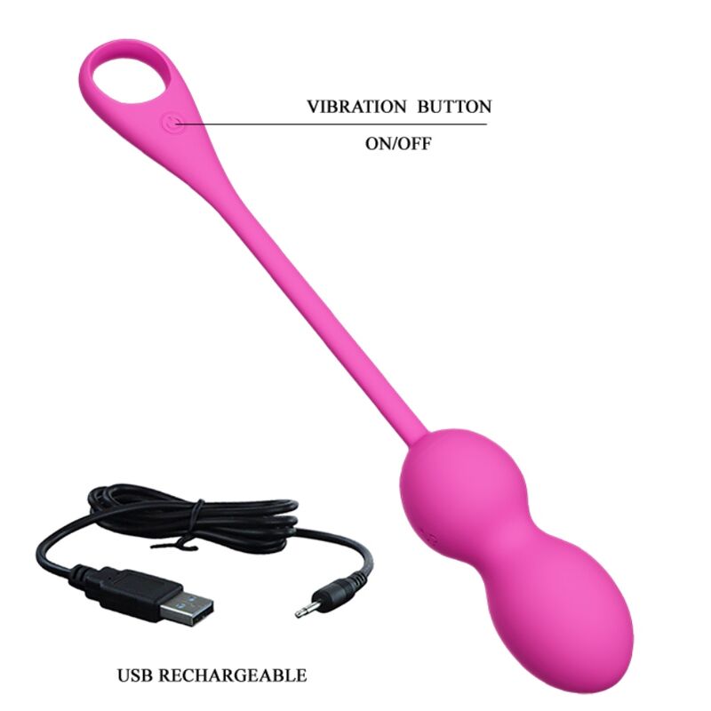 PRETTY LOVE - VIBRATEUR RECHARGEABLE ELVIRA ROSE