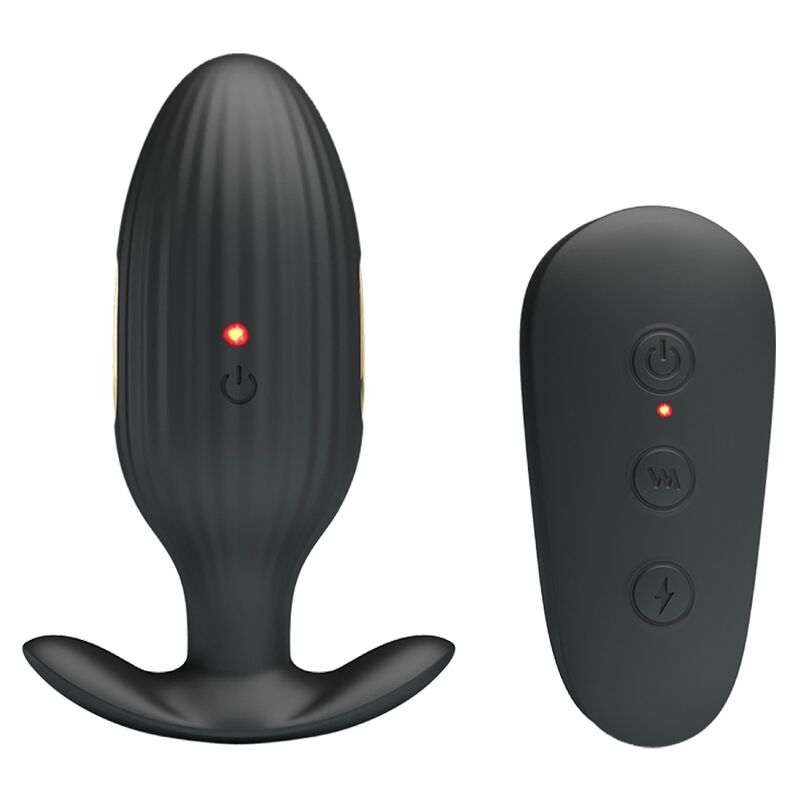 PRETTY LOVE - KELLY PLUG ANAAL OPLAADBARE VIBRATOR ZWART