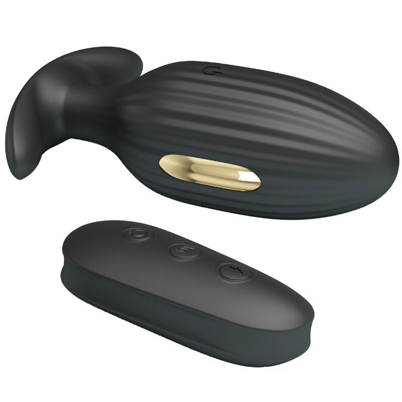 PRETTY LOVE - KELLY PLUG ANAAL OPLAADBARE VIBRATOR ZWART