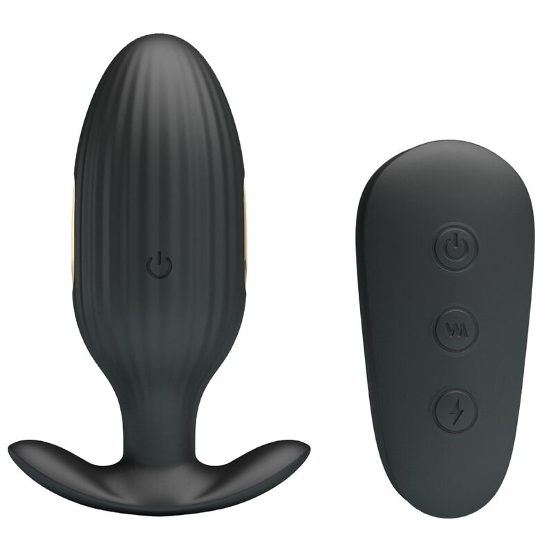 PRETTY LOVE - KELLY PLUG ANAAL OPLAADBARE VIBRATOR ZWART