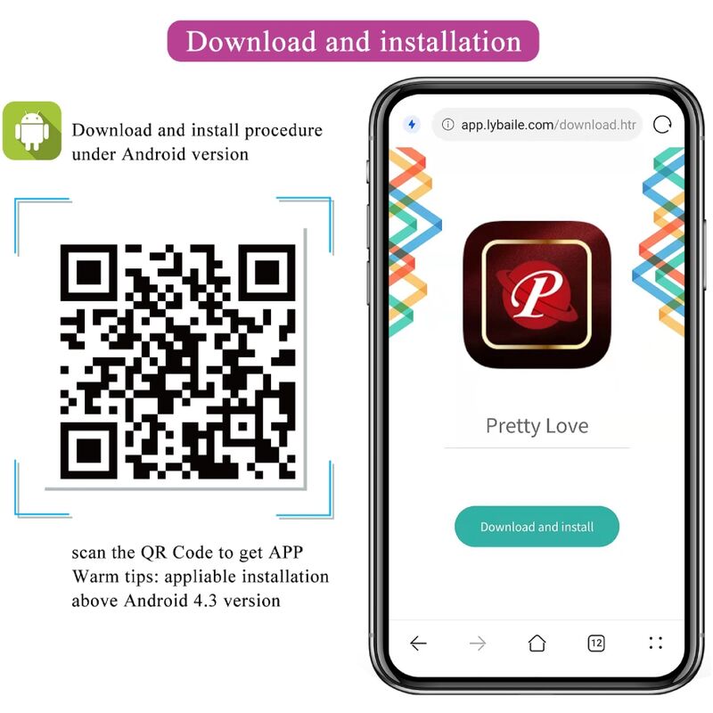 PRETTY LOVE - JEFFERSON APP-CONTROLLED ANAL PLUG BLACK