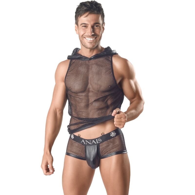 ANAIS MEN - ARES T-SHIRT MET CAPUCHON XXL