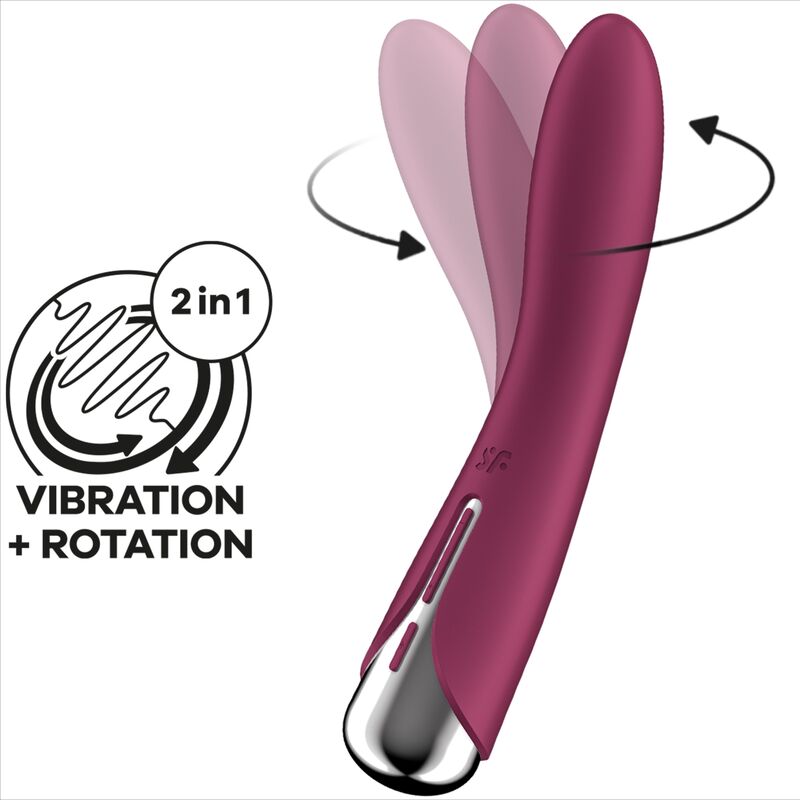 SATISFYER - SPINNING VIBE 1 G-SPOT BLAUWE ROTATOR VIBRATOR
