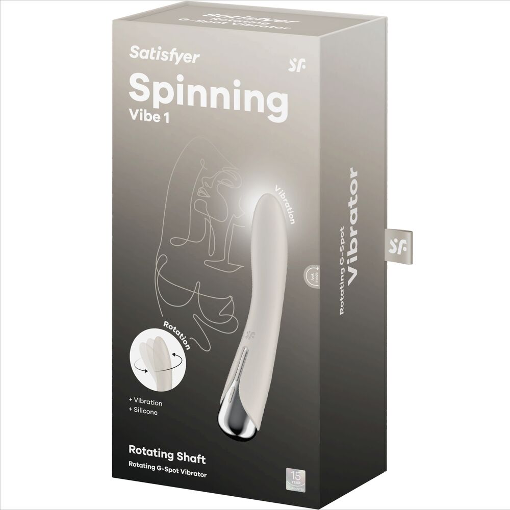 SATISFYER - SPINNING VIBE 1 G-SPOT BLAUWE ROTATOR VIBRATOR