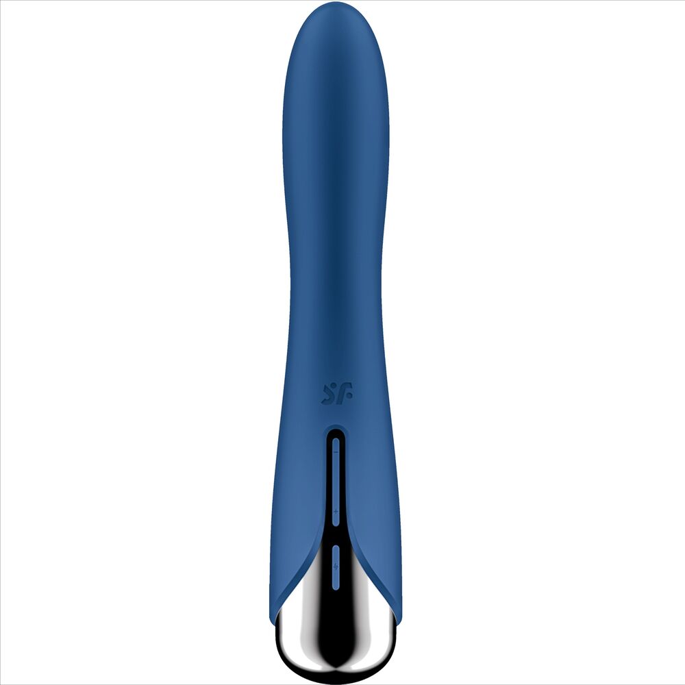 SATISFYER - SPINNING VIBE 1 VIBRATEUR ROTATEUR BLEU POUR POINT G