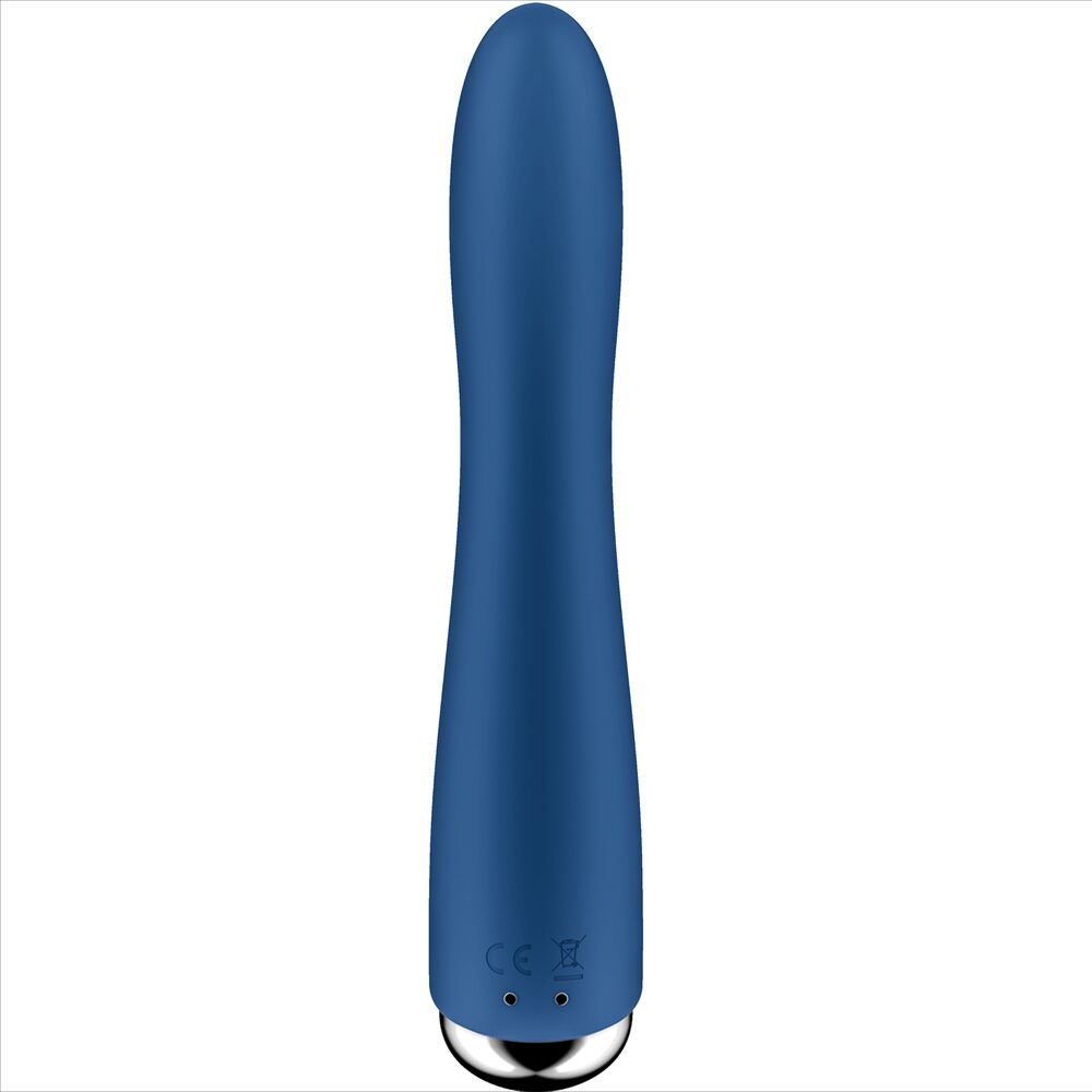 SATISFYER - SPINNING VIBE 1 VIBRATEUR ROTATEUR BLEU POUR POINT G