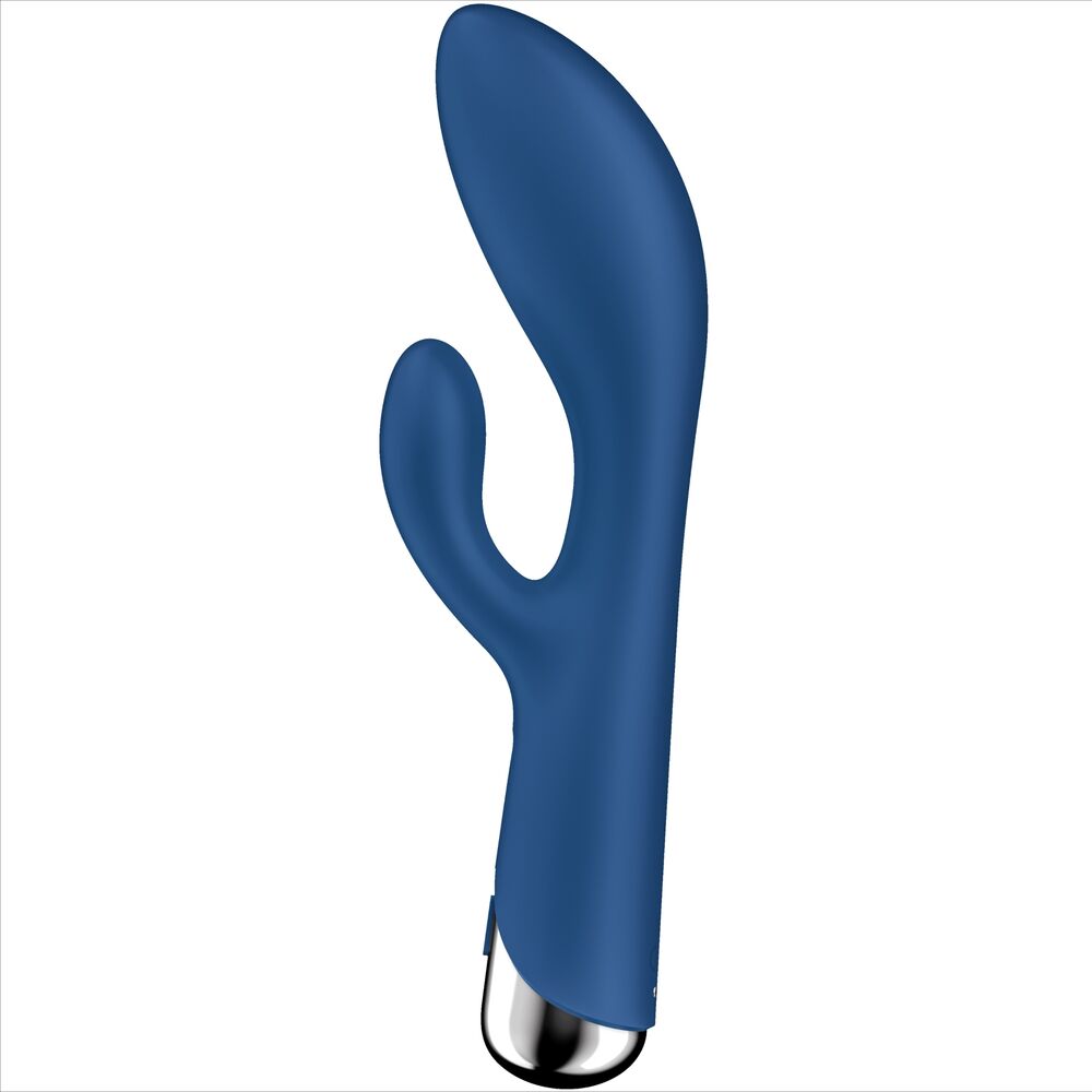 SATISFYER - SPINNING RABBIT 1 CLITORIS EN G-SPOT STIMULATIE BLAUW