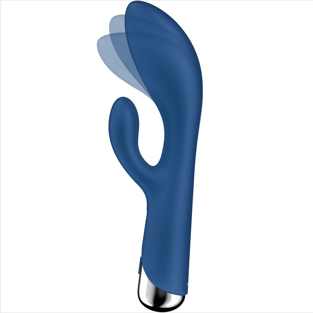 SATISFYER - SPINNING RABBIT 1 CLITORIS EN G-SPOT STIMULATIE BLAUW