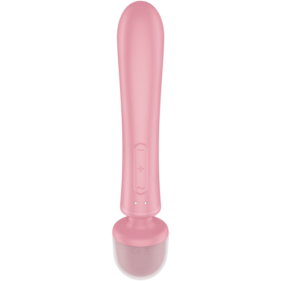 SATISFYER - VIBRATEUR MASSEUR TRIPLE LOVER RABBIT GRIS