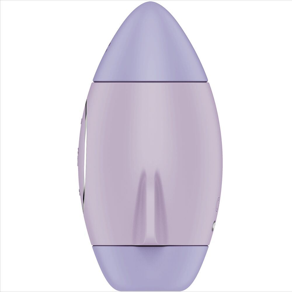 SATISFYER - MISSION CONTROL PETIT VIBRATEUR DOUBLE IMPULSION BLEU