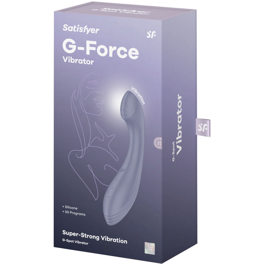 SATISFYER - G-FORCE VIBRATOR STIMULATOR G-SPOT VIOLET