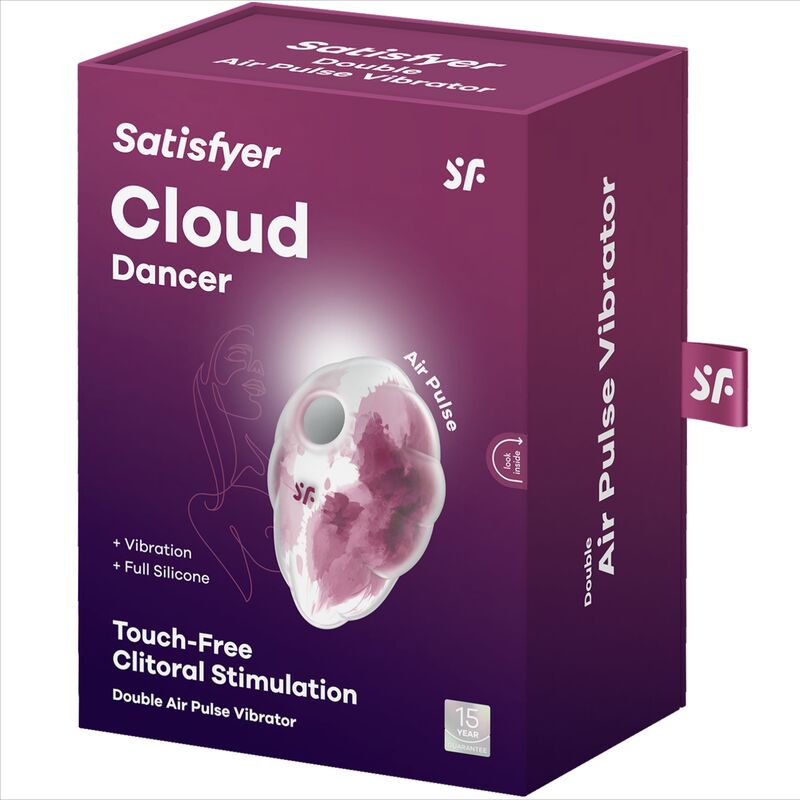 SATISFYER - VIBRATEUR À IMPULSIONS D'AIR BLEU CLOUD DANCER
