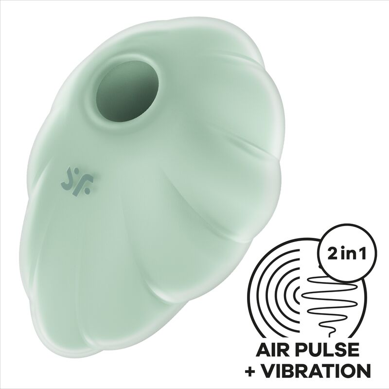 SATISFYER - VIBRATEUR À IMPULSIONS D'AIR BLEU CLOUD DANCER