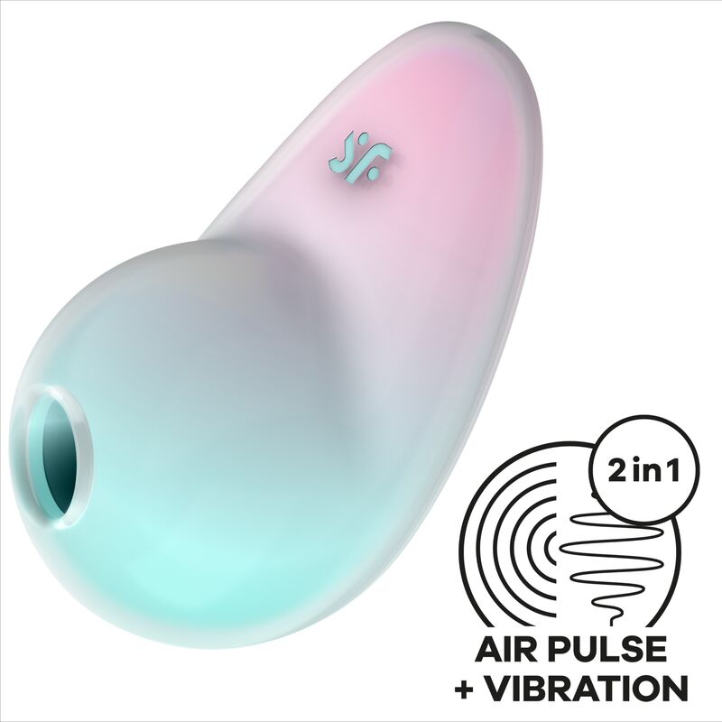 SATISFYER - STIMULATEUR PIXIE DUST BLUE AIR PLUSE