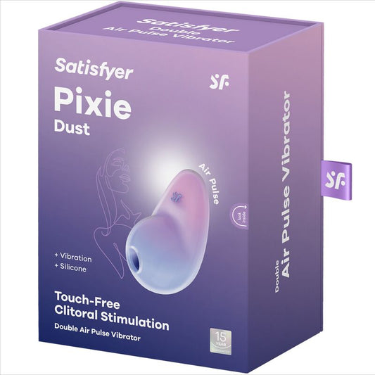 SATISFYER - STIMULATEUR PIXIE DUST BLUE AIR PLUSE