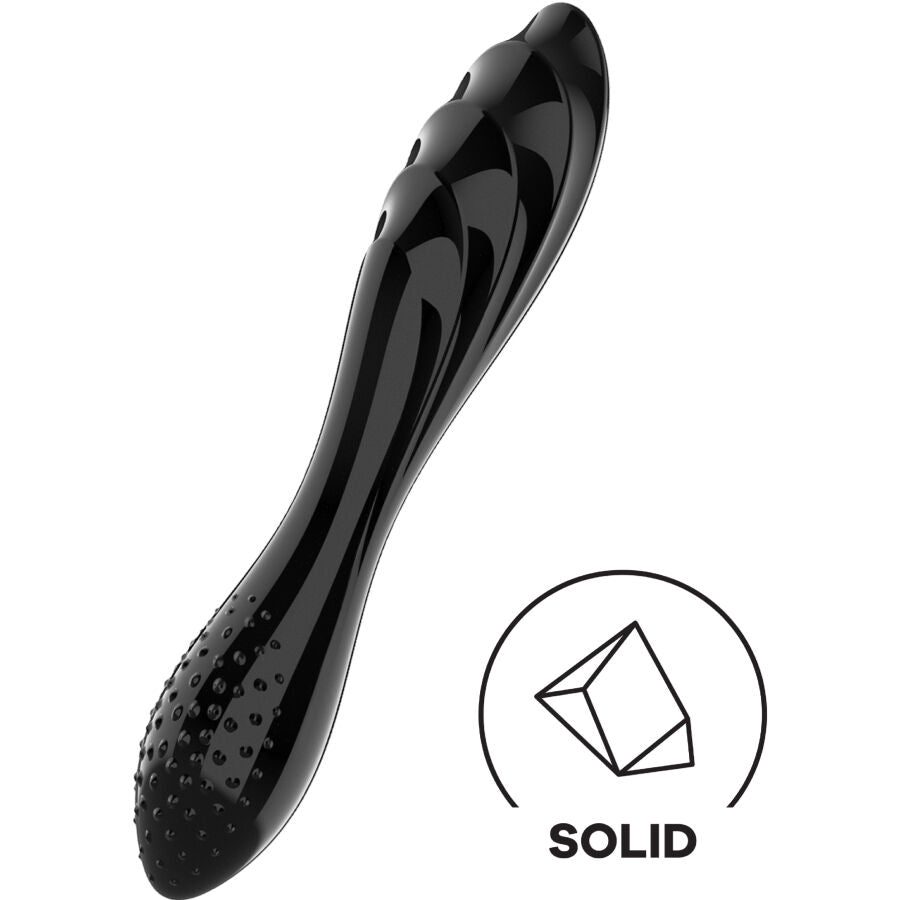 SATISFYER - GLANZEND KRISTALZWART