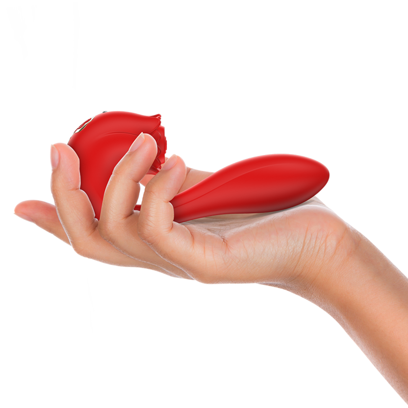 MIA - SELENA STIMULATOR VIBRATING + FLAP RED