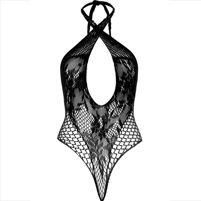 LEG AVENUE - TEDDY HOLSTER MET KANT ZWART