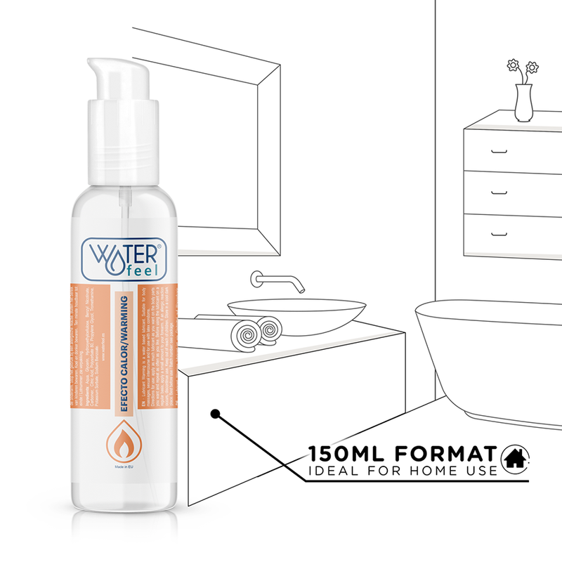 WATERFEEL - HITTE-EFFECT GLIJMIDDEL 150 ML