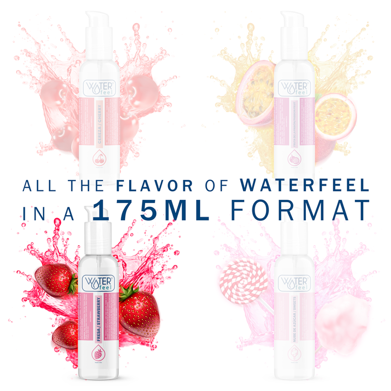 WATERFEEL - AARDBEI GLIJMIDDEL OP WATERBASIS 175 ML