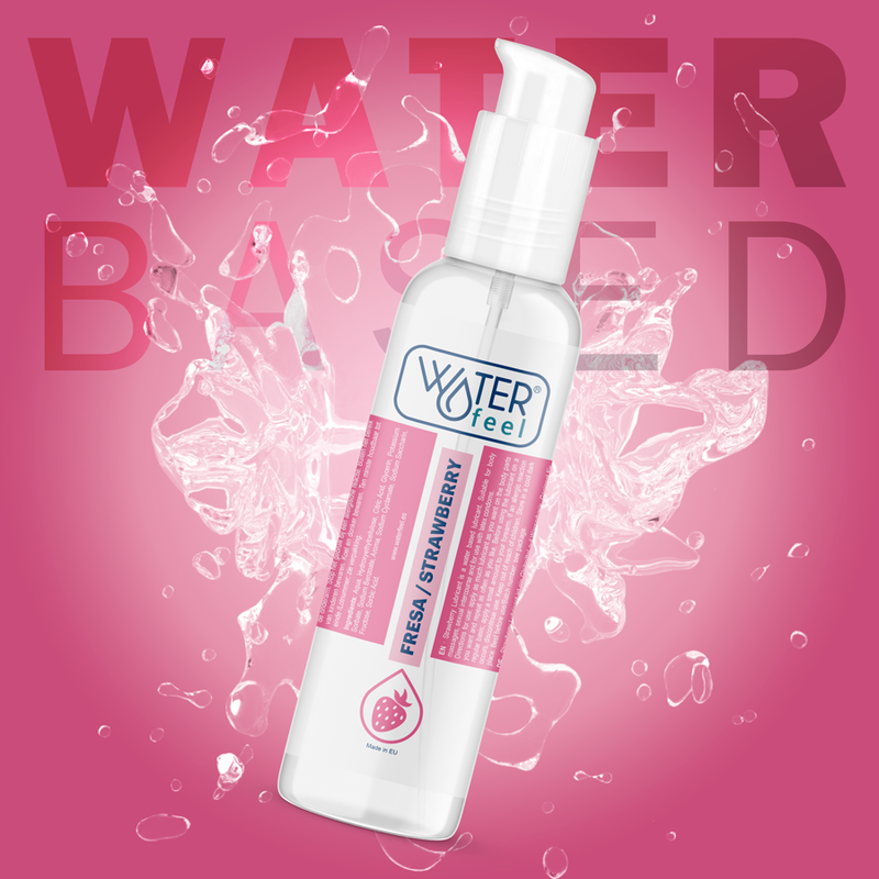 WATERFEEL - AARDBEI GLIJMIDDEL OP WATERBASIS 175 ML