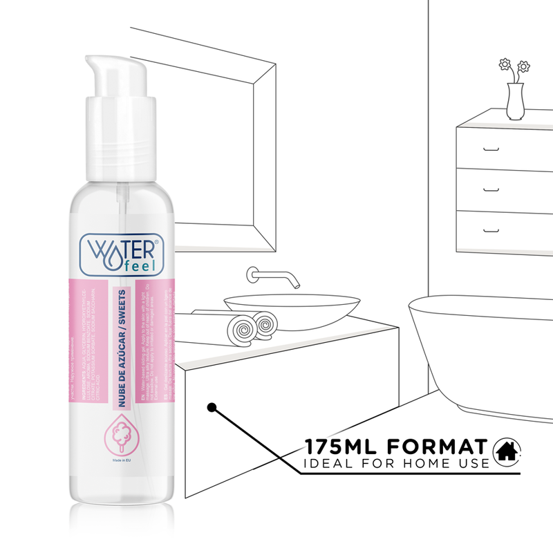 WATERFEEL - SUIKERWOLK GLIJMIDDEL 175 ML