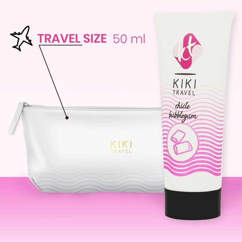 KIKÍ TRAVEL - LUBRIFIANT À LA FRAISE ET À LA GOMME 50 ML