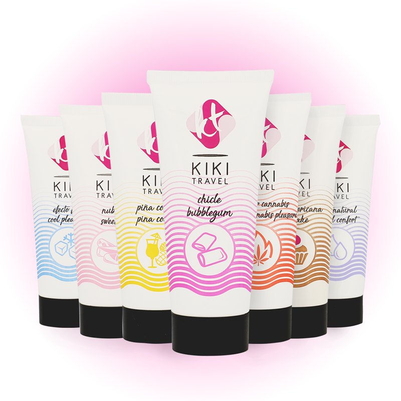 KIKÍ TRAVEL - AARDBEI GOM GLIJMIDDEL 50 ML