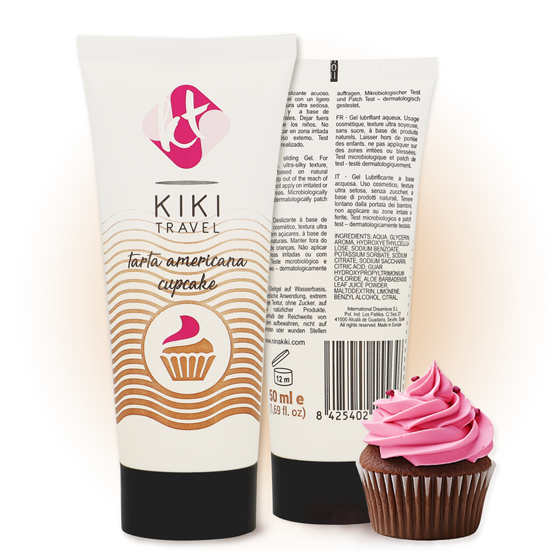 KIKÍ TRAVEL - CUPCAKE GLIJMIDDEL 50 ML