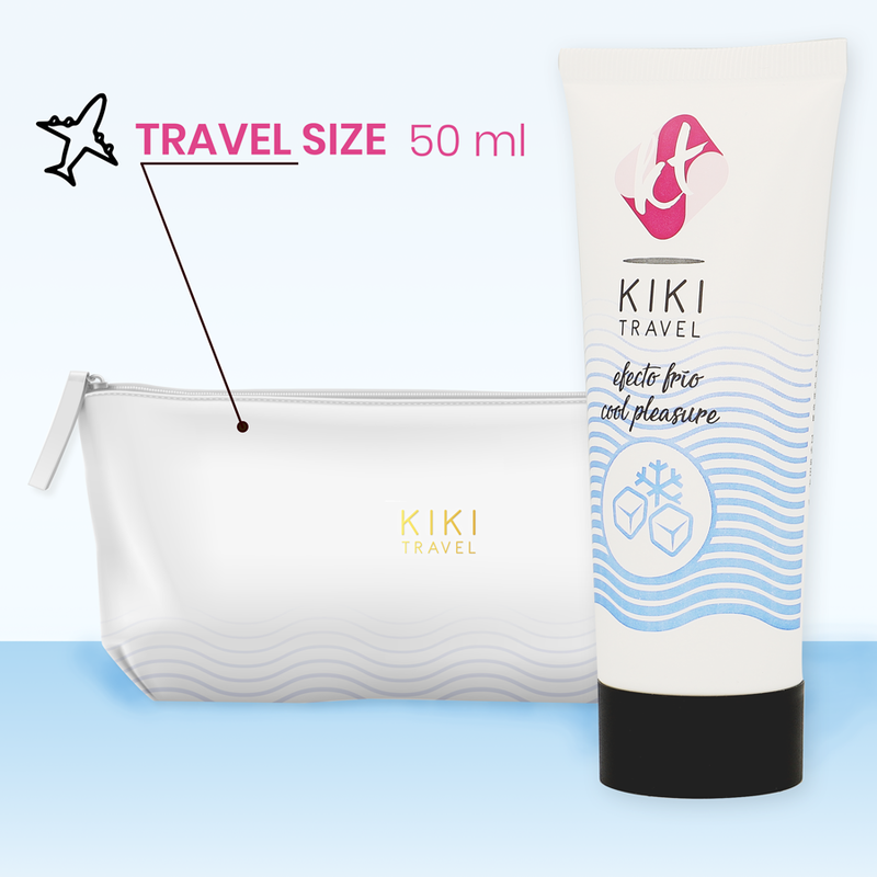KIKÍ TRAVEL - LUBRIFIANT À EFFET RAFRAÎCHISSANT 50 ML