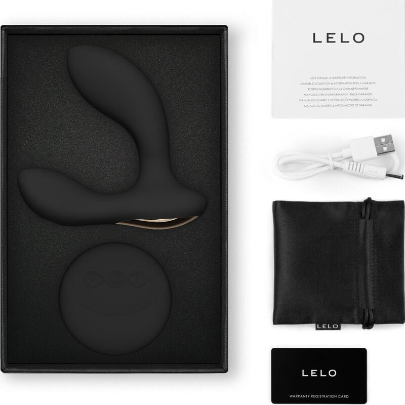 LELO - HUGO 2 MASSEUR DE PROSTATE AVEC TÉLÉCOMMANDE NOIR