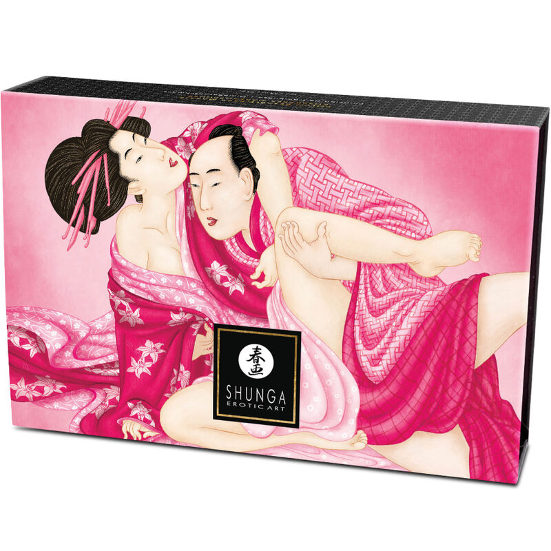 SHUNGA - EETBARE MASSAGEPOEDER KIT FRAMBOOS