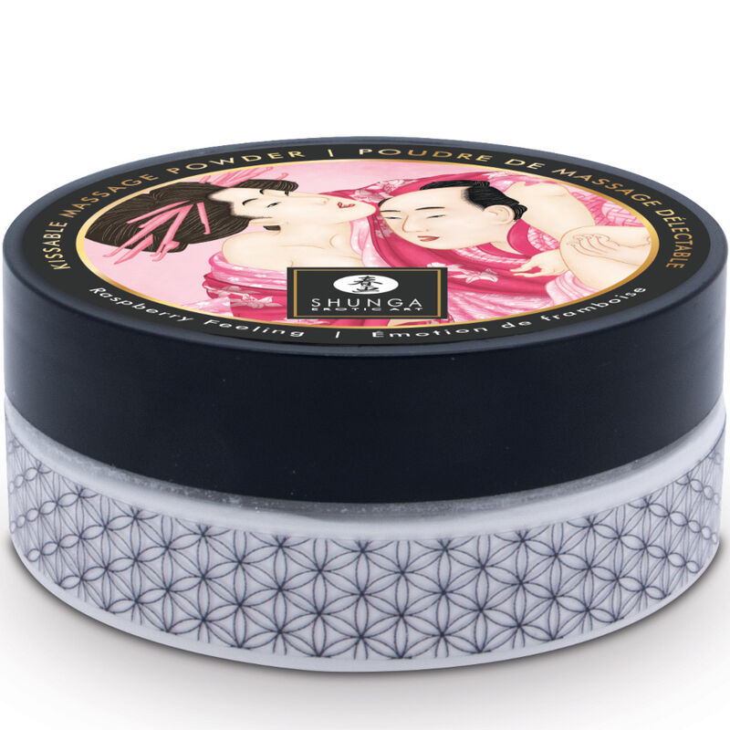 SHUNGA - EETBARE MASSAGEPOEDER KIT FRAMBOOS