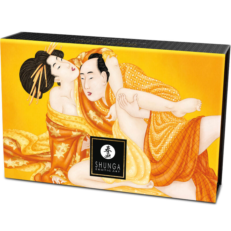 SHUNGA - COFFRET DE POUDRE DE MASSAGE COMESTIBLE MANGUE