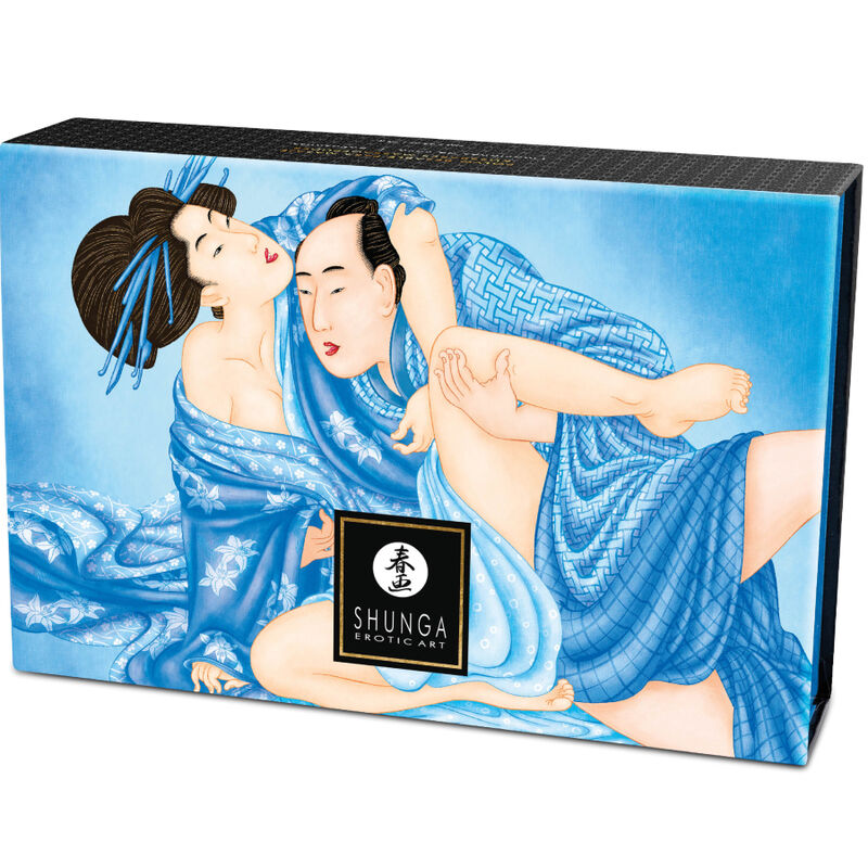 SHUNGA - COFFRET DE POUDRE DE MASSAGE COMESTIBLE À LA NOIX DE COCO