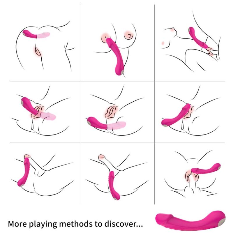 ARMONY - DILDO VIBRATEUR POINT G SILICONE FUCHSIA