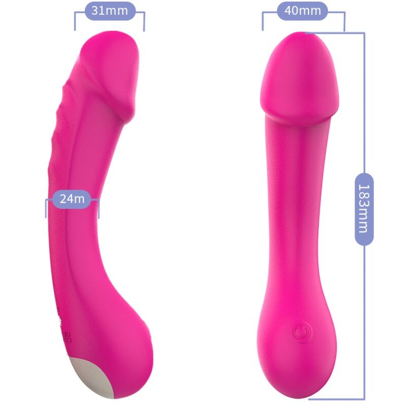 ARMONY - DILDO VIBRATEUR POINT G SILICONE FUCHSIA