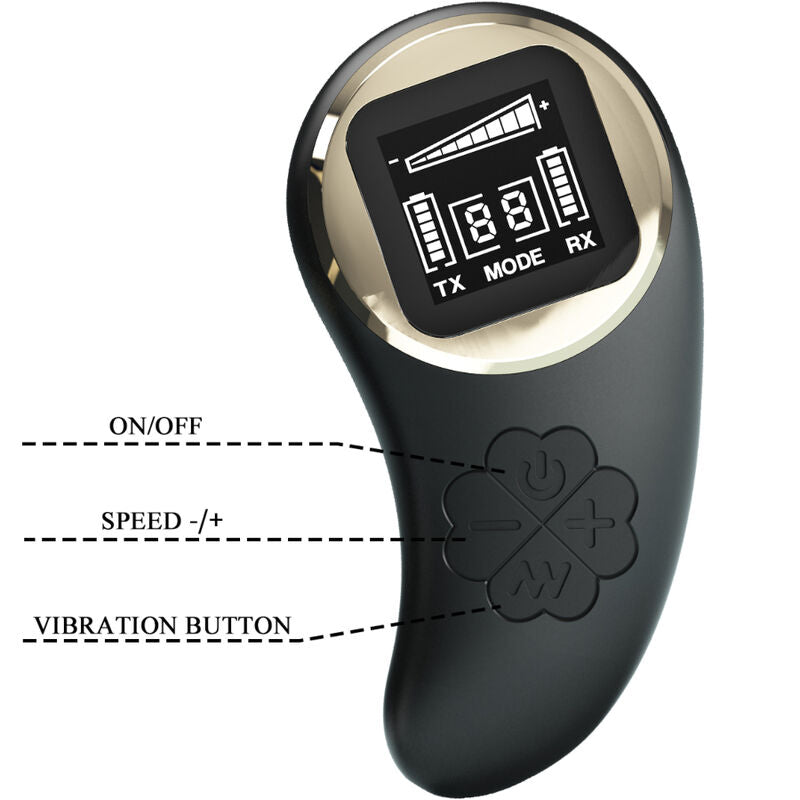 PRETTY LOVE - NATHAN DOUBLE VIBRATEUR DE PLAISIR AVEC TÉLÉCOMMANDE