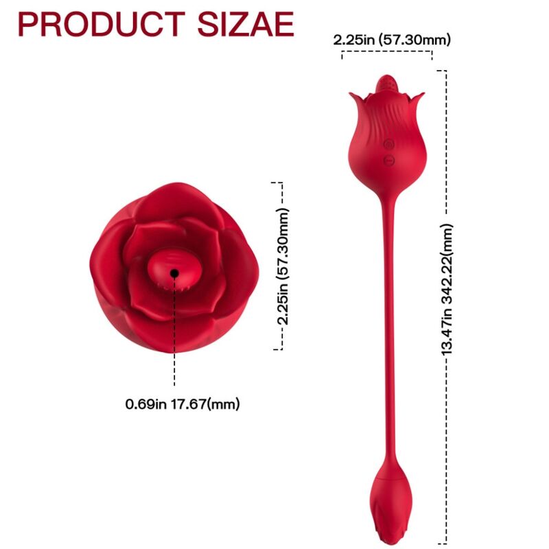 ARMONY - ROSA VIBRATOR MIT COLA ROT