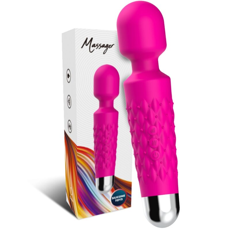 ARMONY - MASSEUR ET VIBRATEUR POSTMAN TÊTE SUPER FLEXIBLE FUCHSIA