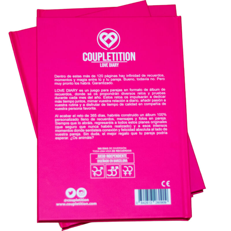 COUPLETITION - LOVE DIARY ALBUM WITH MEMORIES &amp; WISHES FOR A COUPLE