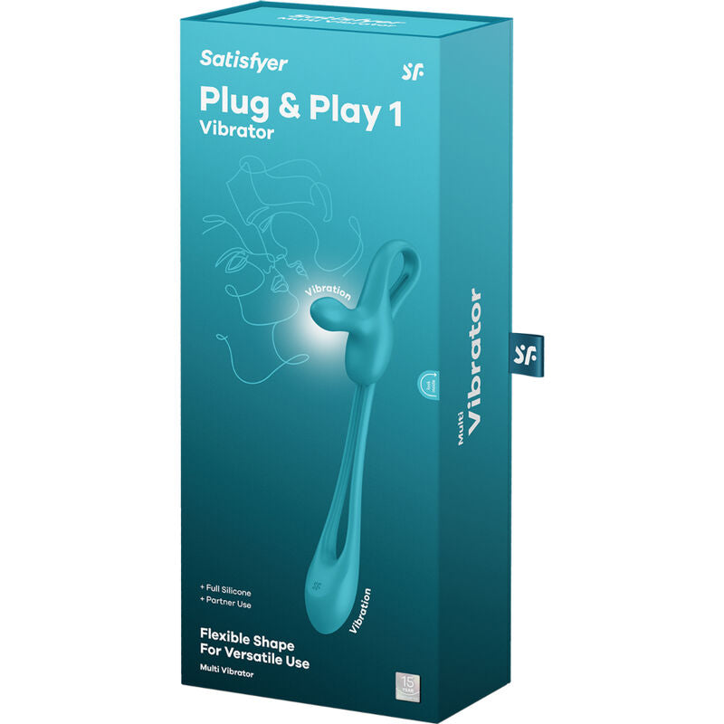 SATISFYER - PLUG &amp; PLAY 1 FLEXIBELE MULTIVIBRATOR