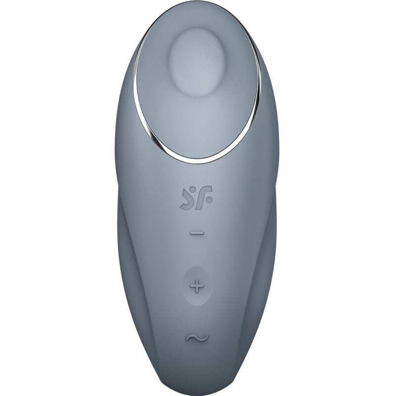 SATISFYER - TAP &amp; CLIMAX 1 VIBRATEUR À POSER GRIS