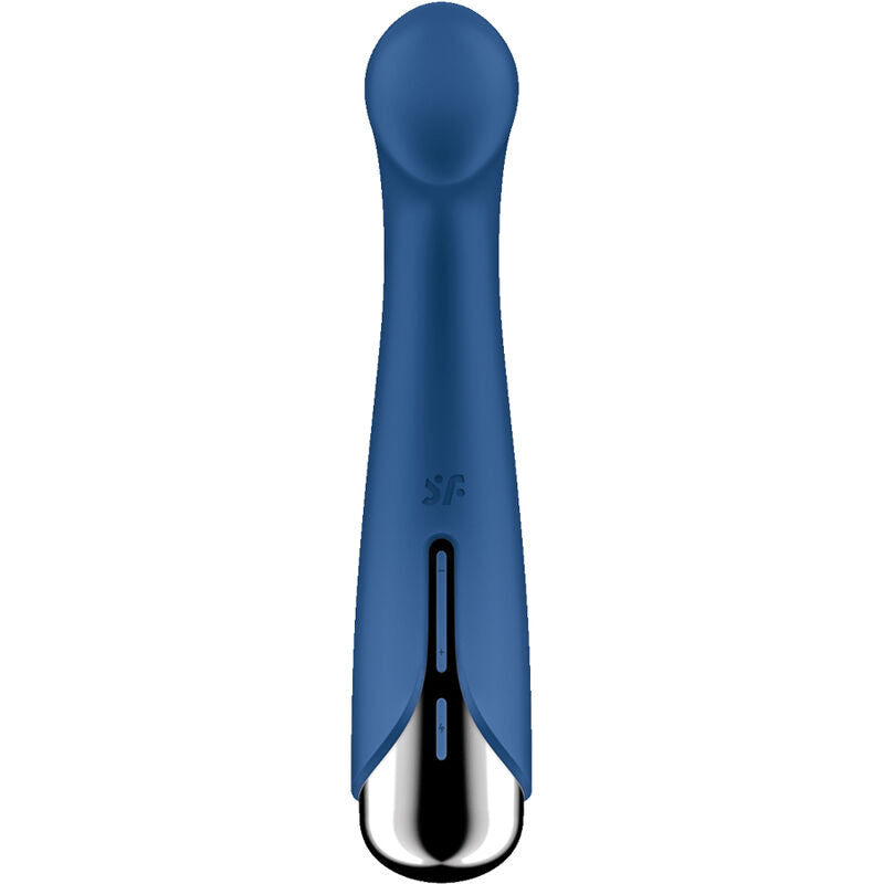 SATISFYER - VIBRATEUR ROTATIF G-SPORT 1 SPINNING BLEU