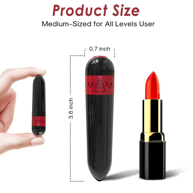 ARMONY - ROCKET VIBRATOR BULLET AFSTANDSBEDIENING ZWART