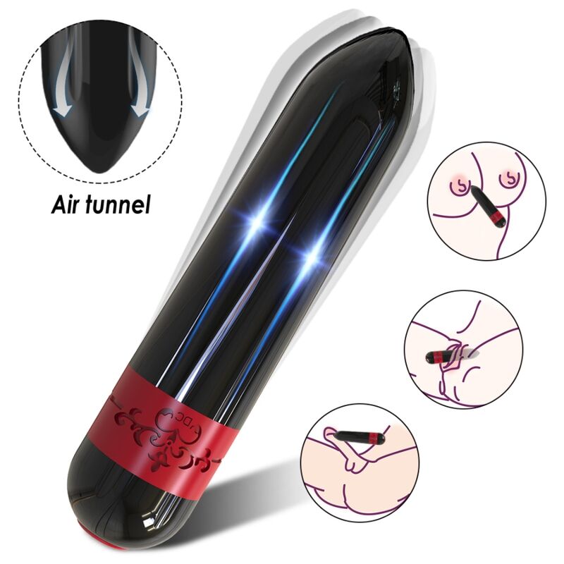 ARMONY - ROCKET VIBRATOR BULLET AFSTANDSBEDIENING ZWART