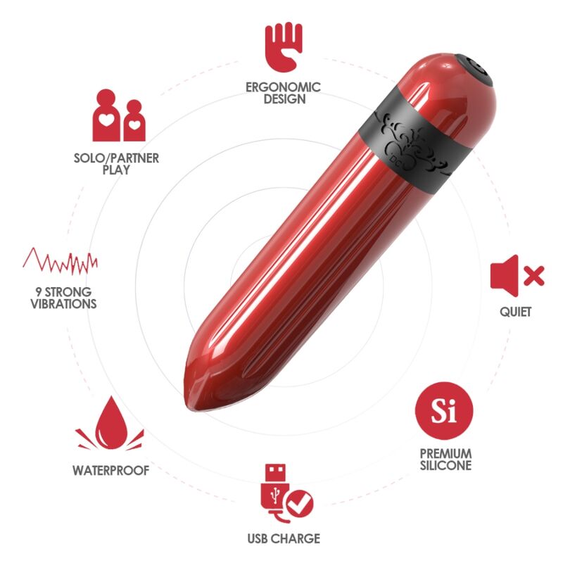 ARMONY - ROCKET VIBRATOR BULLET AFSTANDSBEDIENING FUCHSIA
