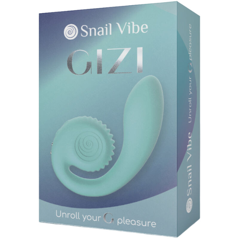 SNAIL VIBE - GIZI DOUBLE STIMULATEUR TURQUOISE