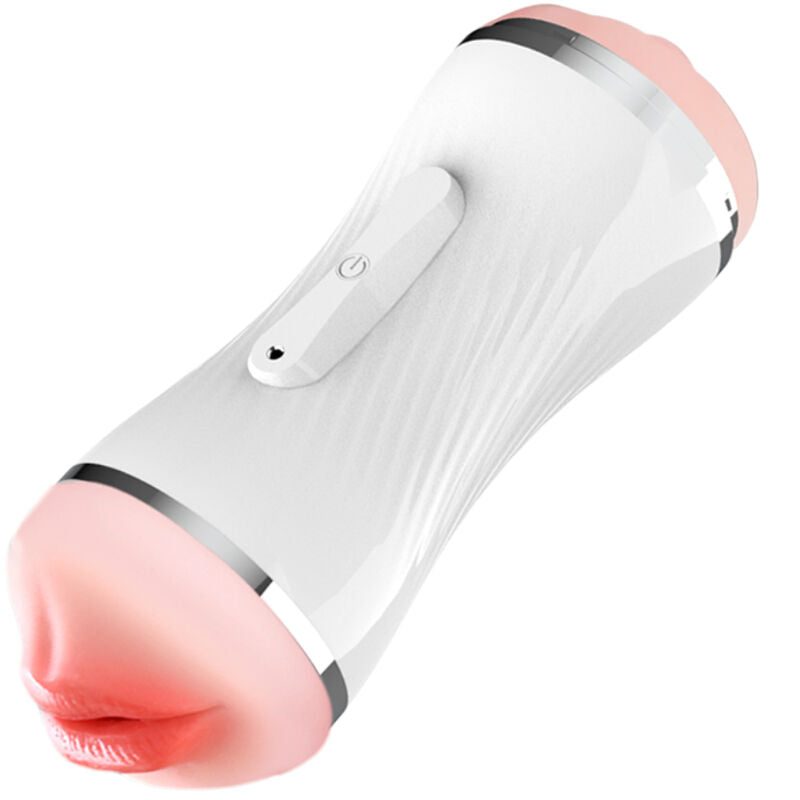 ARMONY - DOUBLE VAGINA AND MOUTH VIBRATOR MASTURBATOR WHITE